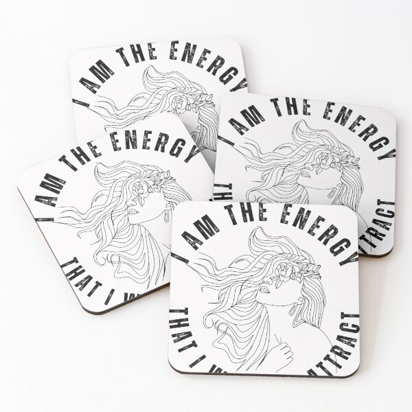 Item preview, I AM THE ENERGY THAT I WANT TO ATTRACT. designed and sold by SoulArtis.