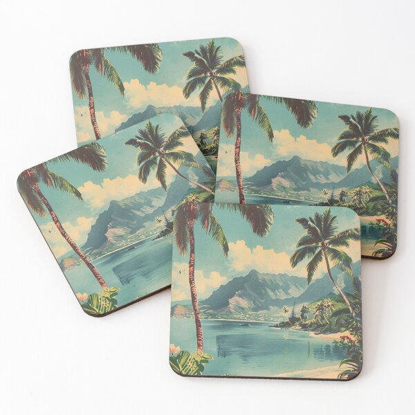 Item preview, Vintage Hawaii Travel Spot Beach View Aesthetic designed and sold by LVTFCOarts.