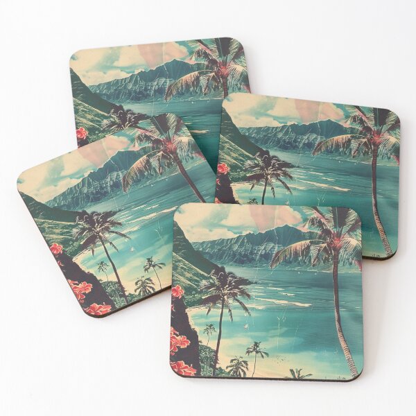 Item preview, Hawaii Nature Aesthetic Vintage Retro 60s Vibe designed and sold by LVTFCOarts.