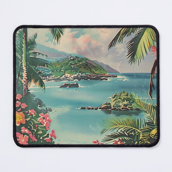 Item preview, Vintage Hawaiian Nature Beach Ocean View Art designed and sold by LVTFCOarts.