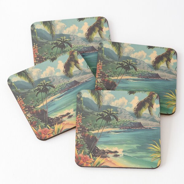 Item preview, Vintage Hawaii Travel Theme Art Aesthetic Retro designed and sold by LVTFCOarts.