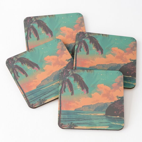 Item preview, Vintage Hawaii Pastel Sunset Vaporwave Aesthetic designed and sold by LVTFCOarts.