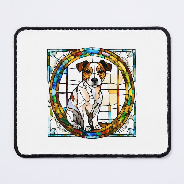 Item preview, Stained Glass Jack Russell Terrier designed and sold by Fredster1966.