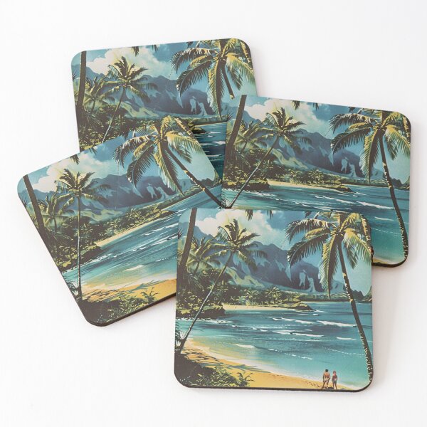Item preview, Hawaii Beach Coast Walk Vintage Retro Aesthetic designed and sold by LVTFCOarts.