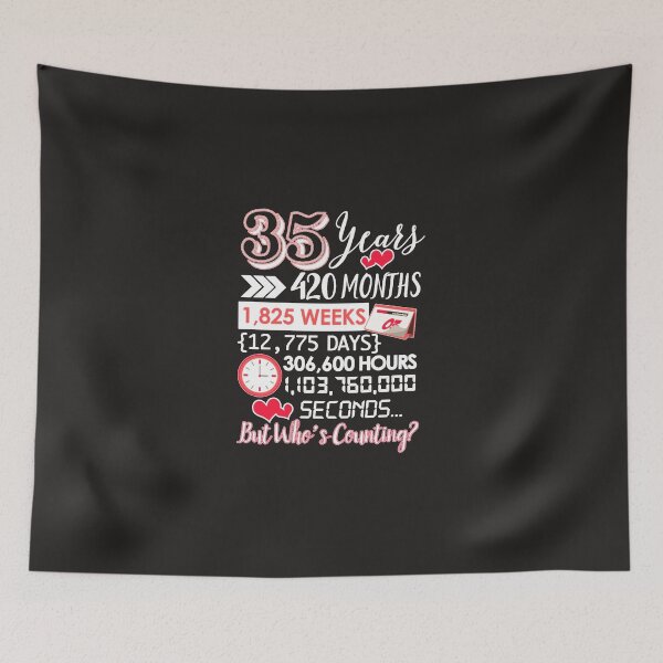 Item preview, 35 Years Of Marriage   Happily Married Couple   35Th Wedding Anniversary Gift   designed and sold by MarielleMedhur.