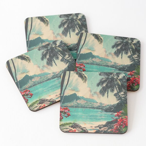 Item preview, Vintage Hawaiian Vacation Scenery Aesthetic Art designed and sold by LVTFCOarts.