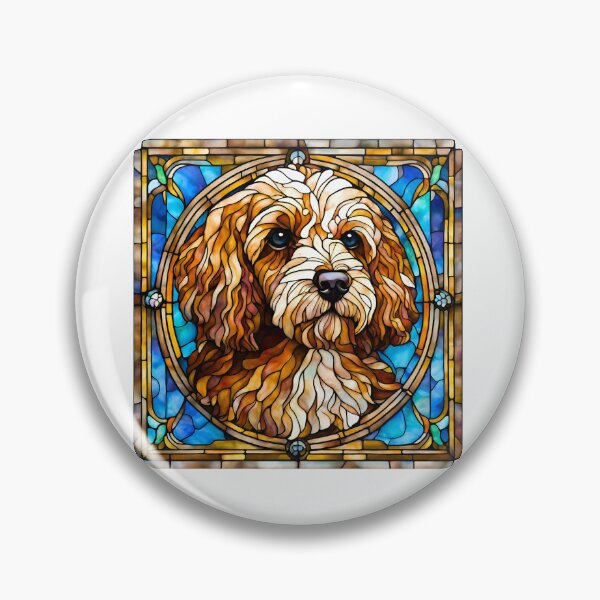 Item preview, Stained Glass Cockapoo designed and sold by Fredster1966.