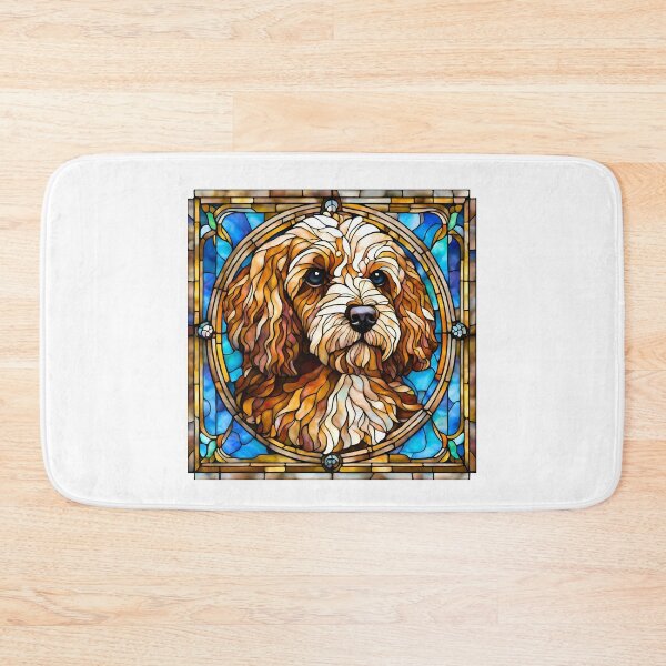 Item preview, Stained Glass Cockapoo designed and sold by Fredster1966.