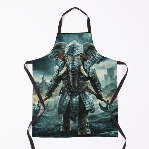 Item preview, Elephant Portrait. battle elephant designed and sold by ElephantVibes.