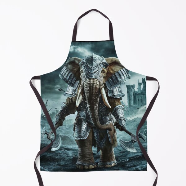 Item preview, Elephant Portrait. battle elephant designed and sold by ElephantVibes.