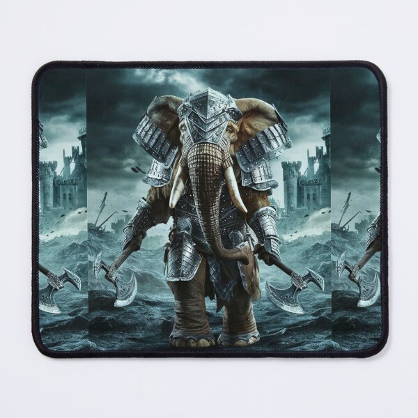Item preview, Elephant Portrait. battle elephant designed and sold by ElephantVibes.