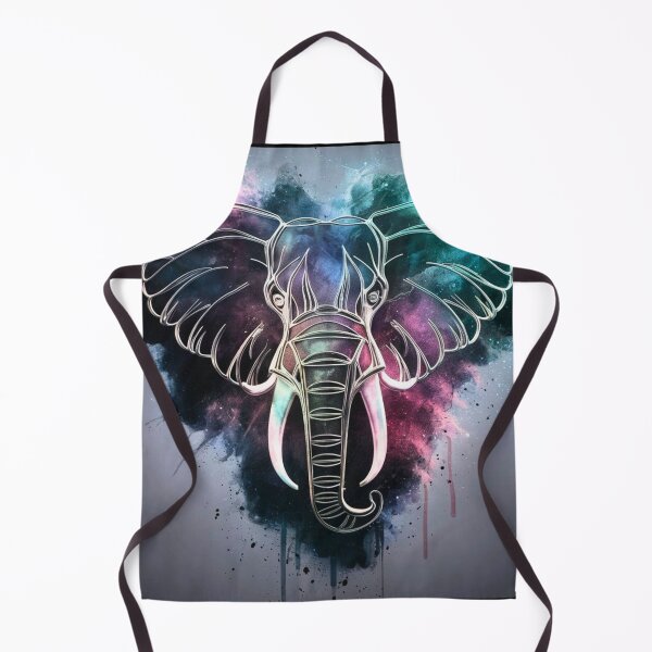 Item preview, Elephant Portrait. celestial elephant designed and sold by ElephantVibes.