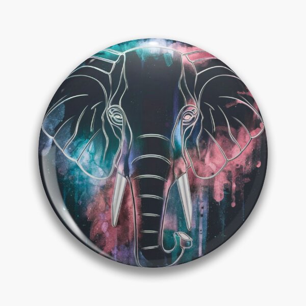 Item preview, Elephant Portrait. celestial elephant designed and sold by ElephantVibes.