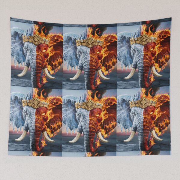 Item preview, Elephant Portrait. whimsical elephant designed and sold by ElephantVibes.