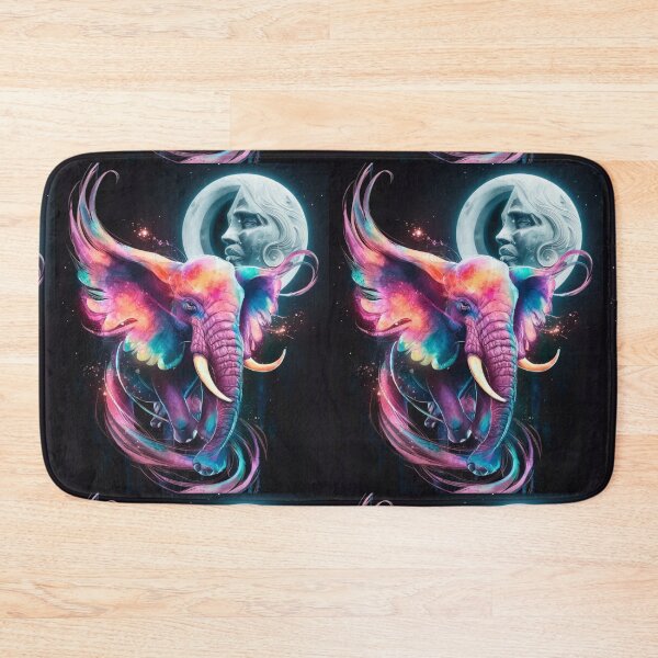 Item preview, Elephant Portrait. whimsical elephant, celestial elephant designed and sold by ElephantVibes.