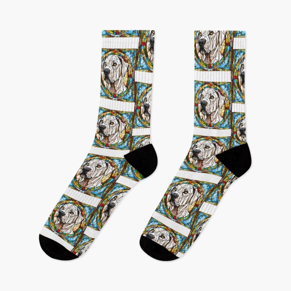 Item preview, Stained Glass Argentinian Dogo designed and sold by Fredster1966.
