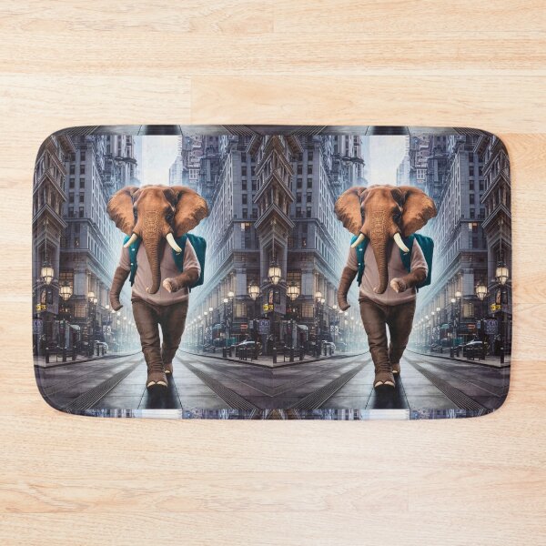 Item preview, Elephant Portrait. elephant in city designed and sold by ElephantVibes.