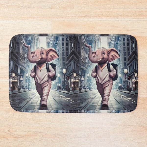 Item preview, Elephant Portrait. elephant in city designed and sold by ElephantVibes.
