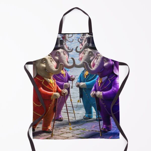 Item preview, Elephant Portrait. elephant in city designed and sold by ElephantVibes.