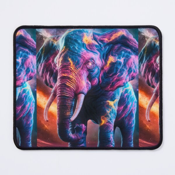 Item preview, Elephant Portrait. fantasy elephant, whimsical elephant designed and sold by ElephantVibes.