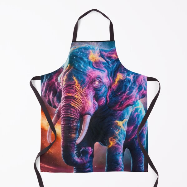 Item preview, Elephant Portrait. fantasy elephant, whimsical elephant designed and sold by ElephantVibes.