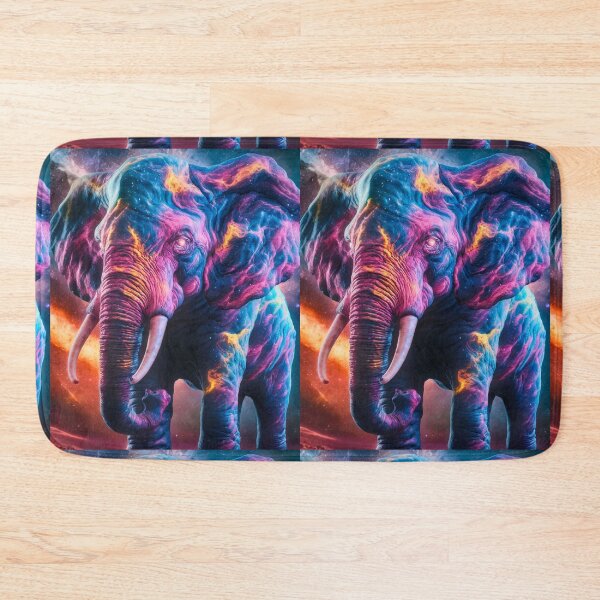 Item preview, Elephant Portrait. fantasy elephant, whimsical elephant designed and sold by ElephantVibes.