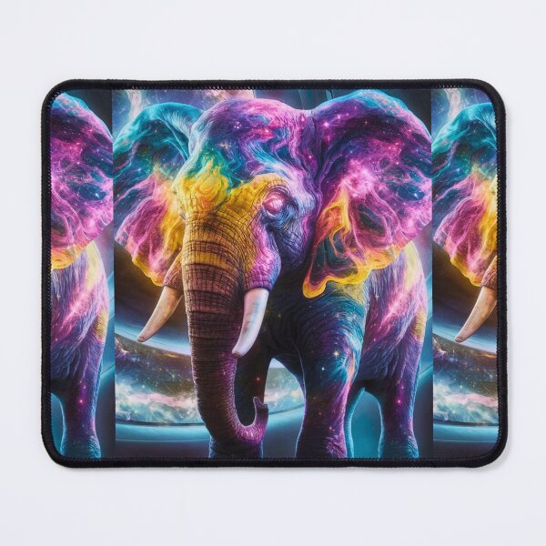 Item preview, Elephant Portrait. fantasy elephant, whimsical elephant designed and sold by ElephantVibes.