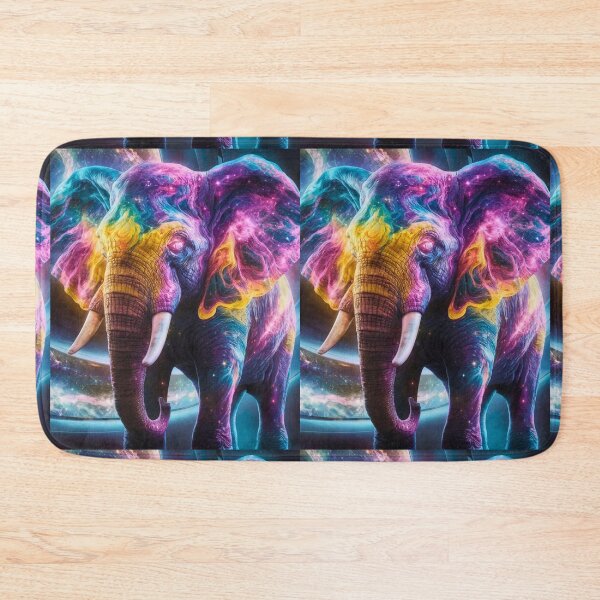 Item preview, Elephant Portrait. fantasy elephant, whimsical elephant designed and sold by ElephantVibes.