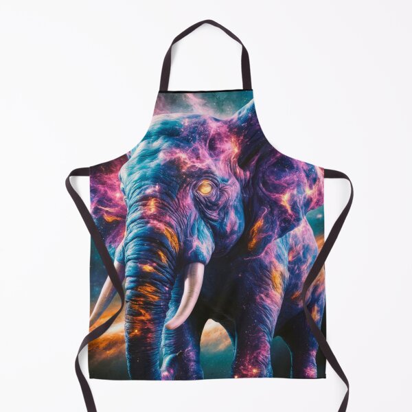 Item preview, Elephant Portrait. fantasy elephant, whimsical elephant designed and sold by ElephantVibes.
