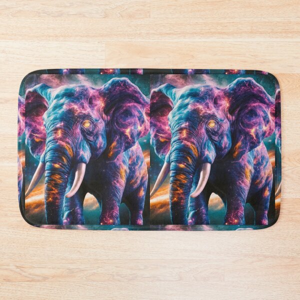 Item preview, Elephant Portrait. fantasy elephant, whimsical elephant designed and sold by ElephantVibes.