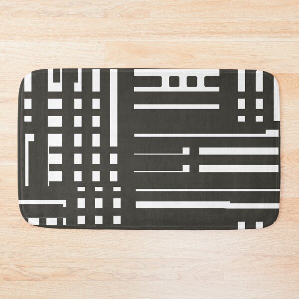 Item preview, Bigger And Bolder Black And White Linear Stripes designed and sold by patternsbyposh.