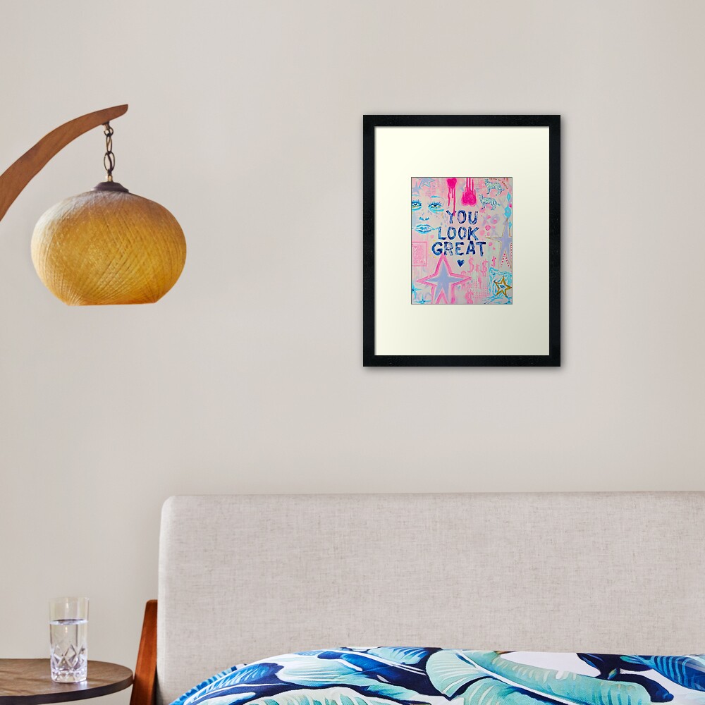 Item preview, Framed Art Print designed and sold by lilywiik.