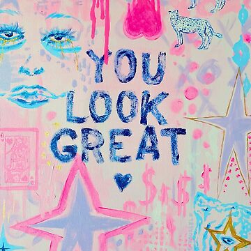Artwork thumbnail, "You Look Great" Collage by lilywiik