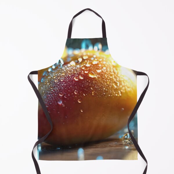 Item preview, Ripe mango with drops of juice designed and sold by ArteeInnovation.