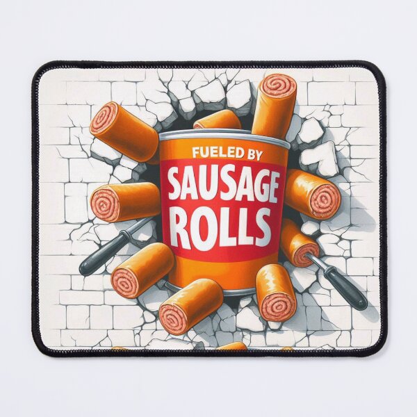 Item preview, Fueled by sausage rolls designed and sold by Thedigital91.