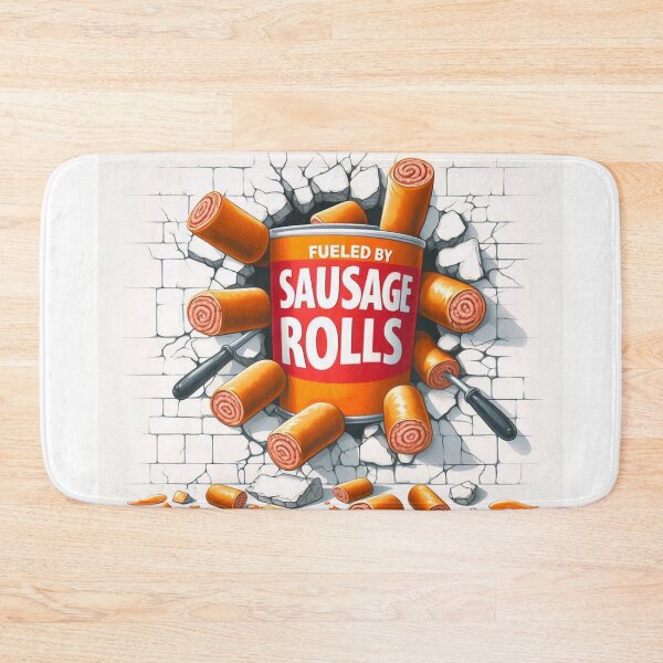 Item preview, Fueled by sausage rolls designed and sold by Thedigital91.