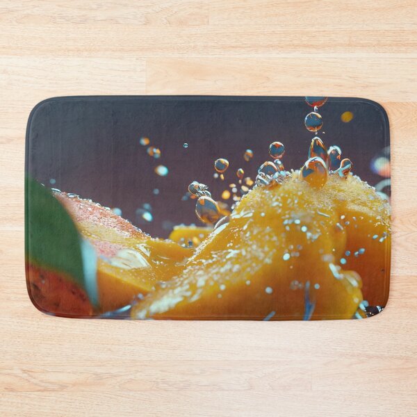 Item preview, Ripe mango with drops of juice designed and sold by ArteeInnovation.