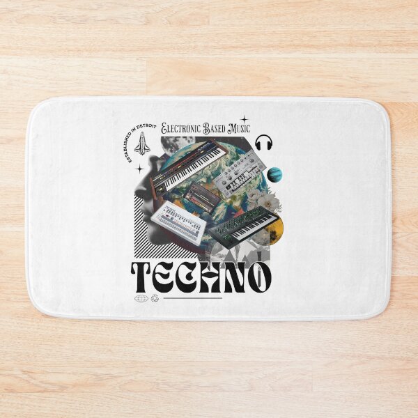 Item preview, TECHNO - Gear Head (Black)  designed and sold by Discothreadz.