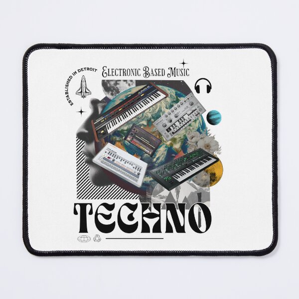 Item preview, TECHNO - Gear Head (Black)  designed and sold by Discothreadz.
