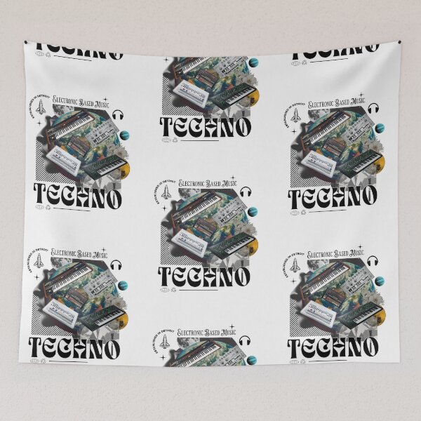 Item preview, TECHNO - Gear Head (Black)  designed and sold by Discothreadz.