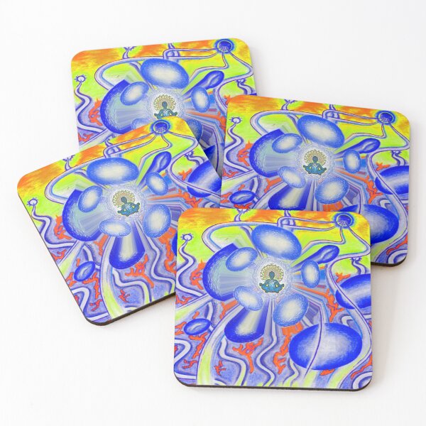 Item preview, ElectricalForceMeditation-DarkBlue-Alt designed and sold by Klaus Bremner (Autotelic Art).
