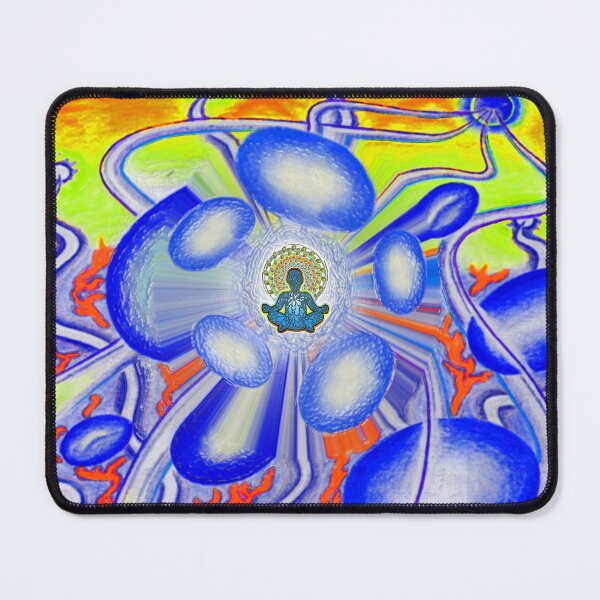 Item preview, ElectricalForceMeditation-DarkBlue-Alt designed and sold by Klaus Bremner (Autotelic Art).