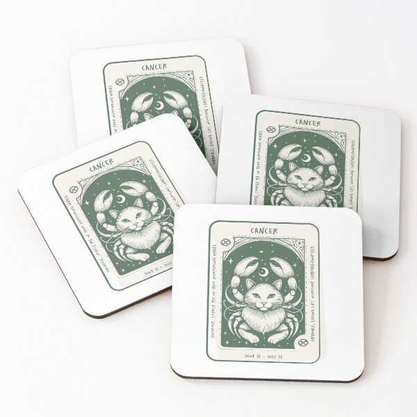Item preview, Cancer Cat. Horoscope and astrology. designed and sold by caracoldepapel.