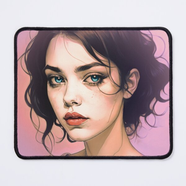 Item preview, Minimalist Portrait of a Young Woman designed and sold by Sanctum Icons.