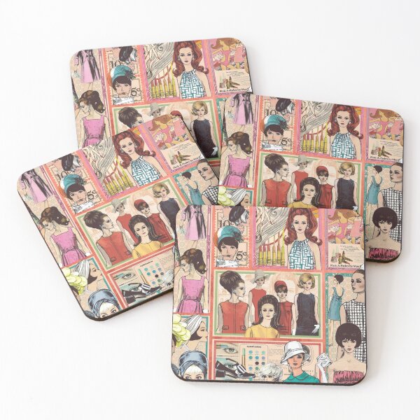 Item preview, Gráfico Collage de moda de los años 60 designed and sold by BernieceWindler.