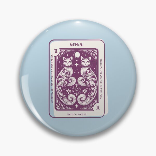 Artikelvorschau, Zwillingskatze. Horoskop und Astrologie. entworfen und verkauft von caracoldepapel.