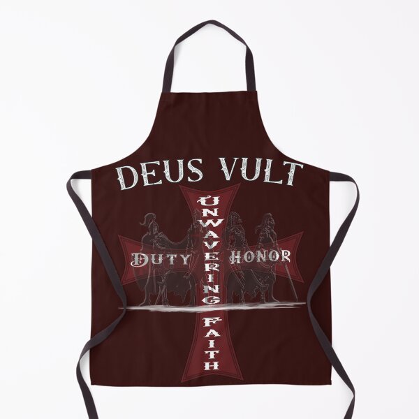 Artikelvorschau, Tempelritter Distressed Cross DEUS Vult T-Shirt entworfen und verkauft von PCD2021.