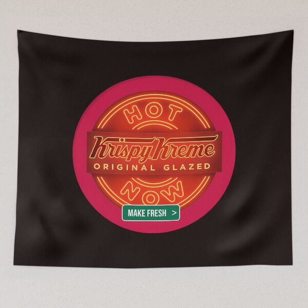 Item preview, circular krispy kreme logo merchandise designed and sold by MarmiLacharite.