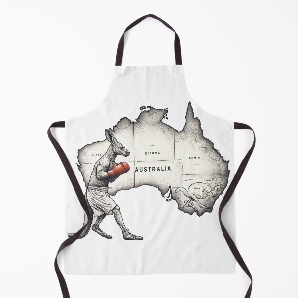 Item preview, boxing kangaroo australian red boxing glove designed and sold by Martial-Art-23.