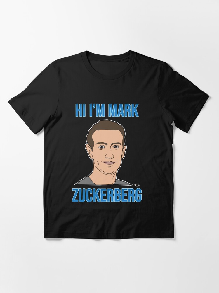 Camiseta «Hola, soy Mark Zuckerberg Shirt» de Hismoiness | Redbubble